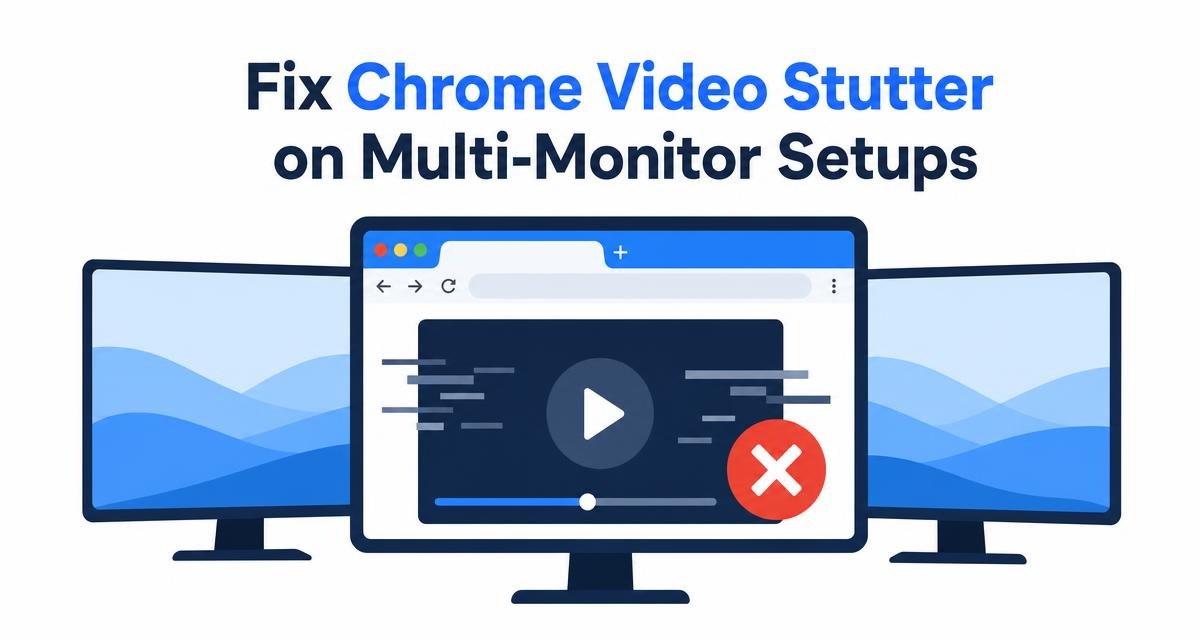 Fix Chrome Video Stutter on Multi-Monitor Setups