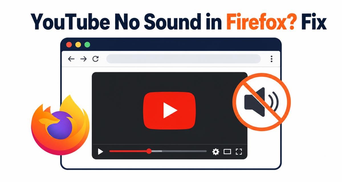 YouTube No Sound in Firefox? Fix Videos Playing Without Sound