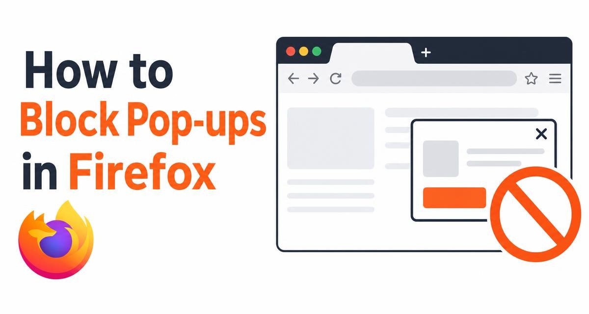 How to Block Pop-ups in Firefox on a Computer