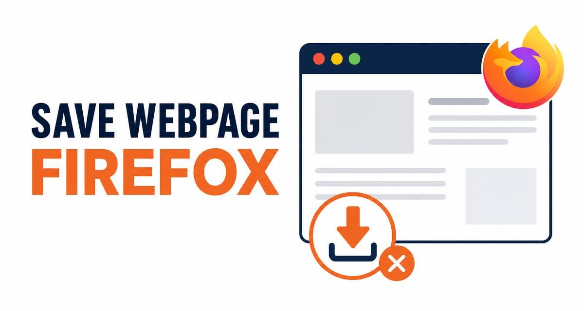 How to Download or Save Webpages in Firefox
