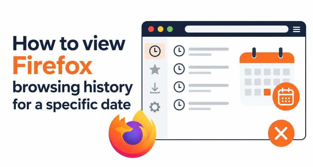 How to view Firefox browsing history for a specific date