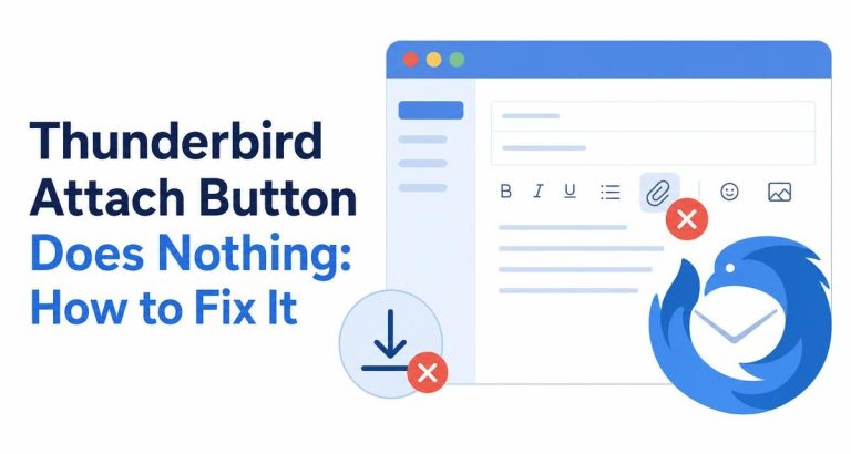 Thunderbird Attach Button Does Nothing: How to Fix It