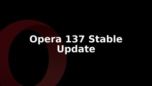 Opera 137 Update: Emergency Session Restore in 137.0.6036.63