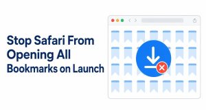 Stop Safari From Opening All Bookmarks on Launch