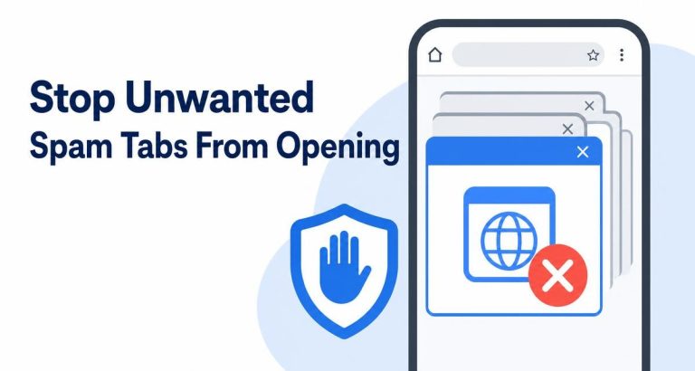 Stop Unwanted Spam Tabs From Opening in Chrome on Android