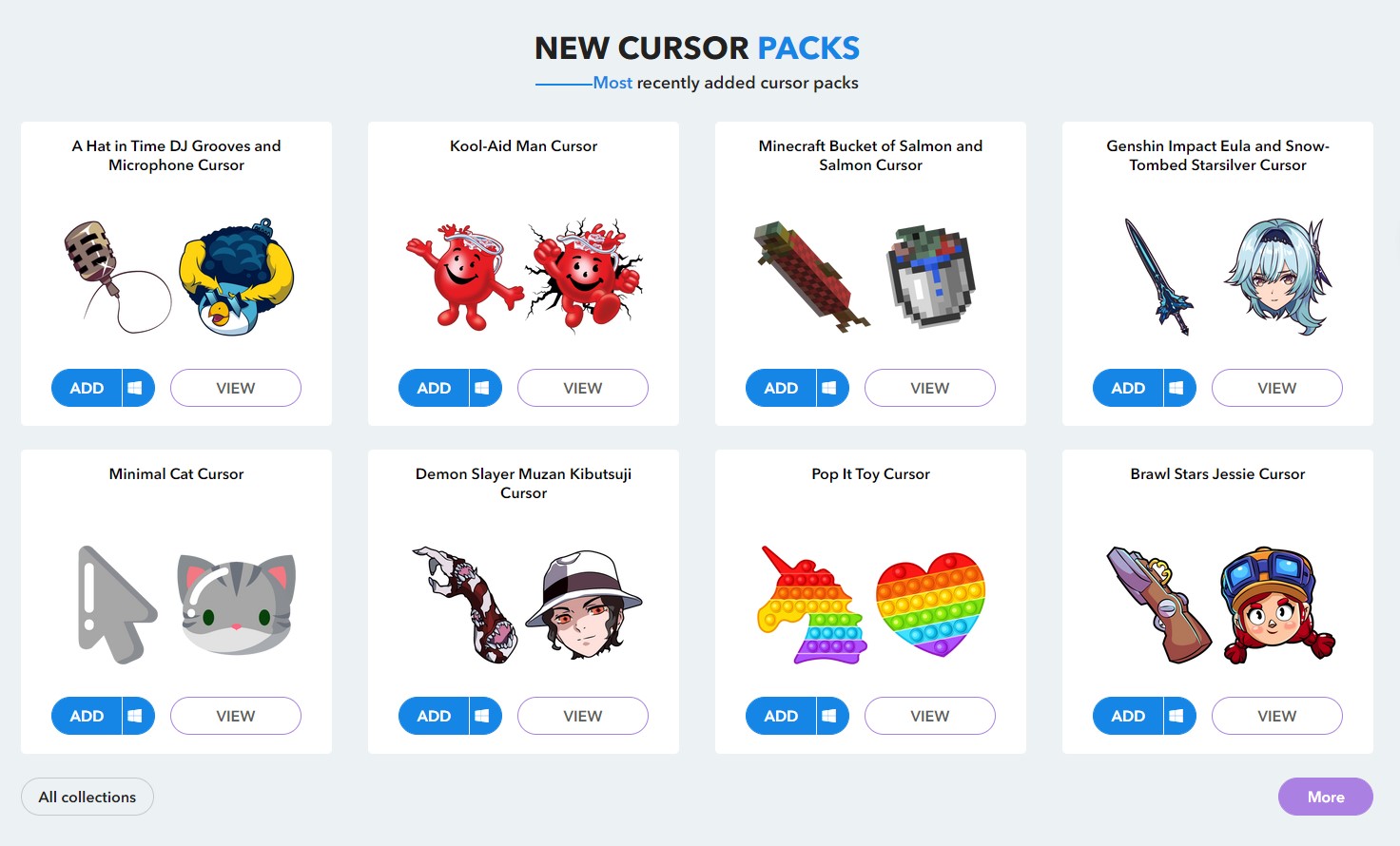 Minecraft Cursor Collection - Custom Cursor