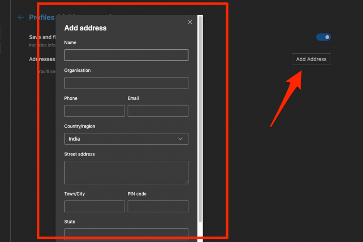 Saved Address How to Add, Edit, and Manage Saved Addresses in Edge on the PC