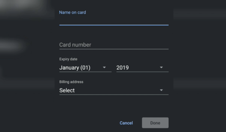 How to Add, Edit, and Manage Saved Card details in Chrome on Android