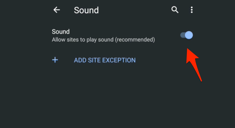Allow Sound on Chrome Android