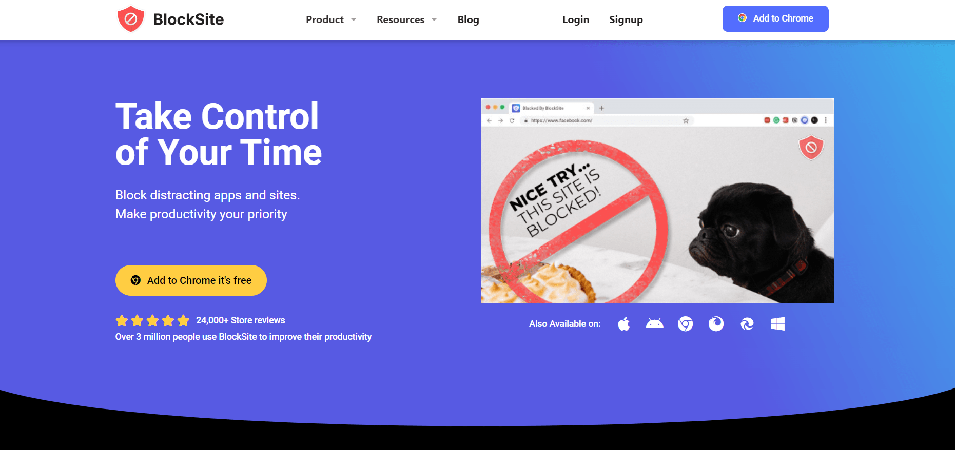 BlockSite Chrome Extension for Brave Browser