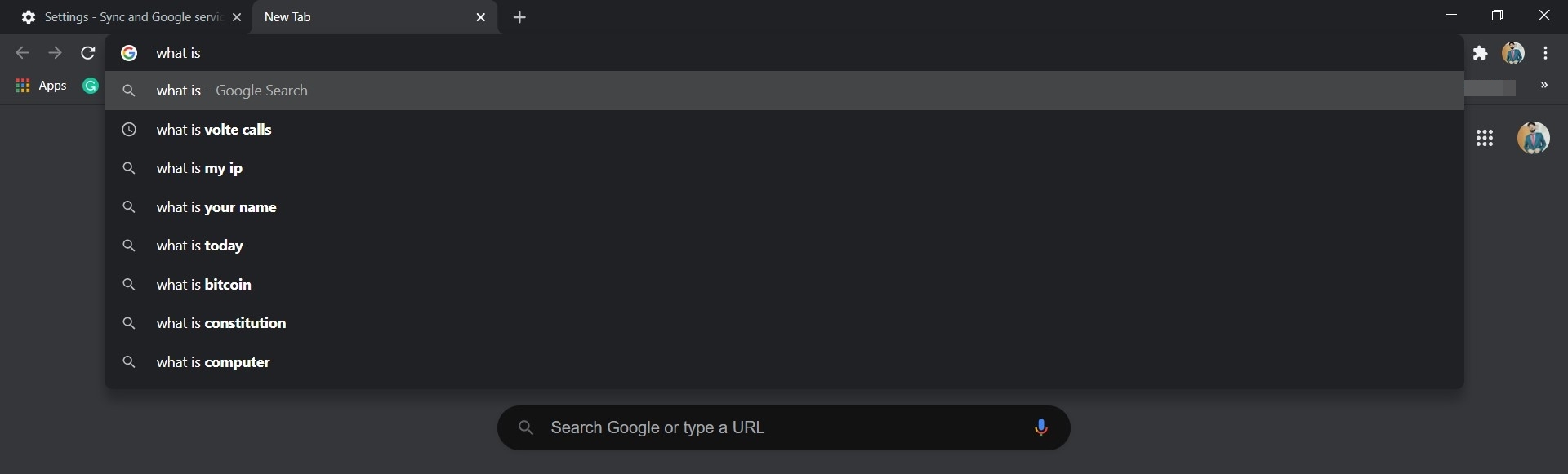 Chrome Autofill Address Search Bar