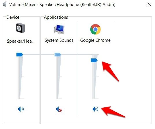 Chrome Volume Mixer