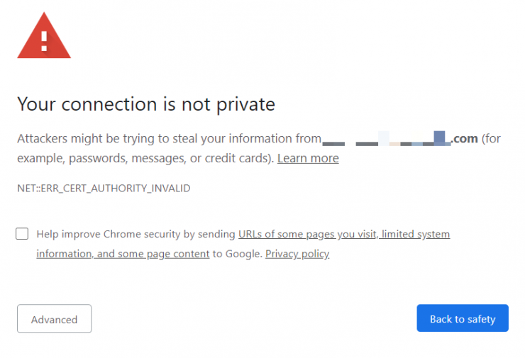 How to Fix: the 'Privacy Error' in Chrome on the Computer