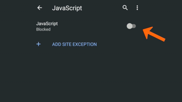 How to Enable or Disable JavaScript in Chrome on Android