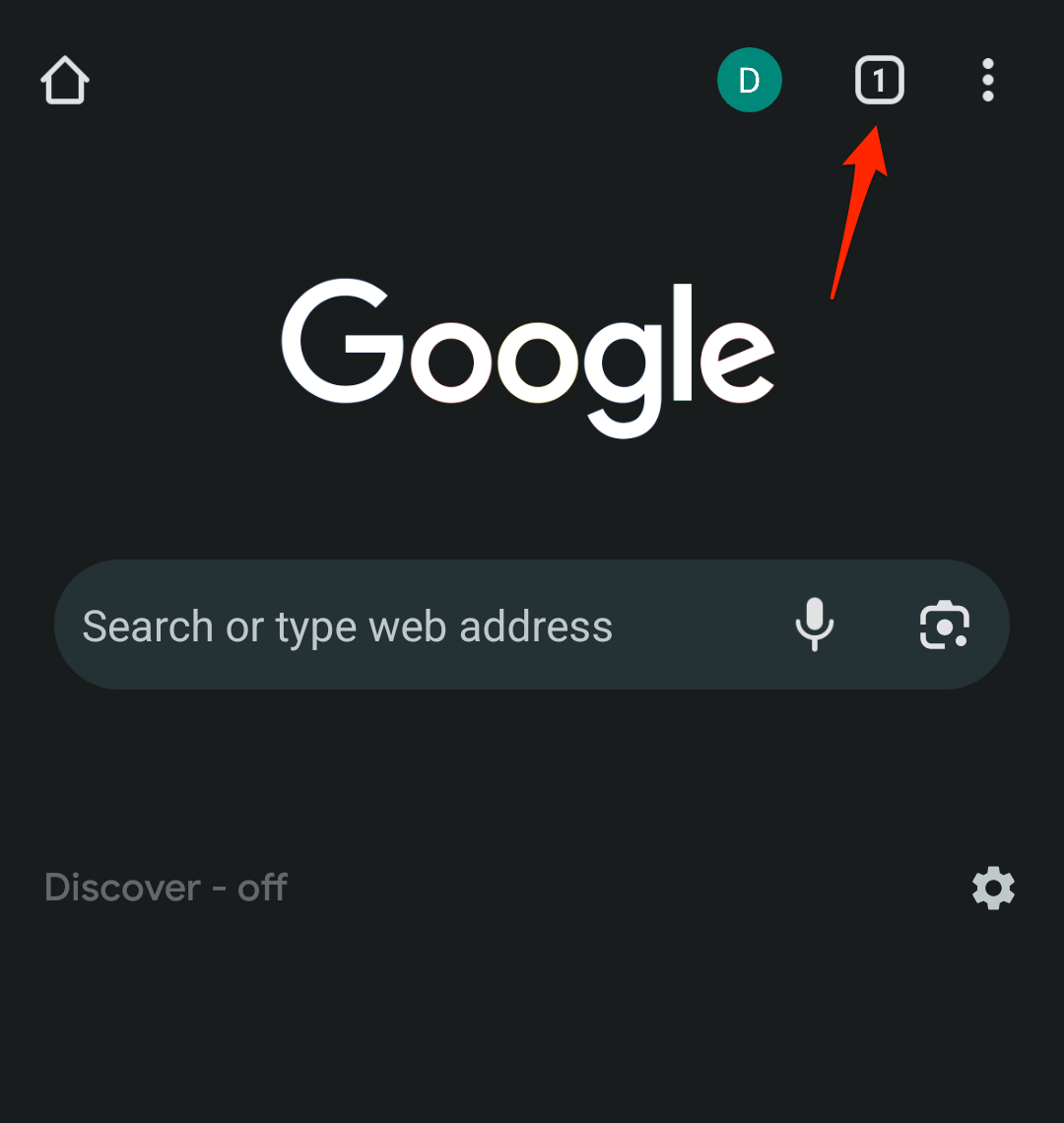 Chrome Android Multi-tab icon for Tab Overview