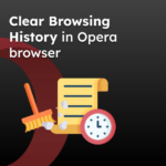 Clear Browsing History in Opera browser