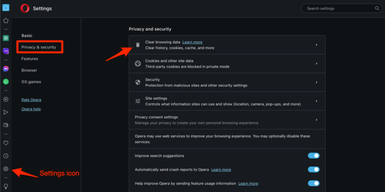 How to Clear Cookies and Cache from Opera browser on Computer and Phone