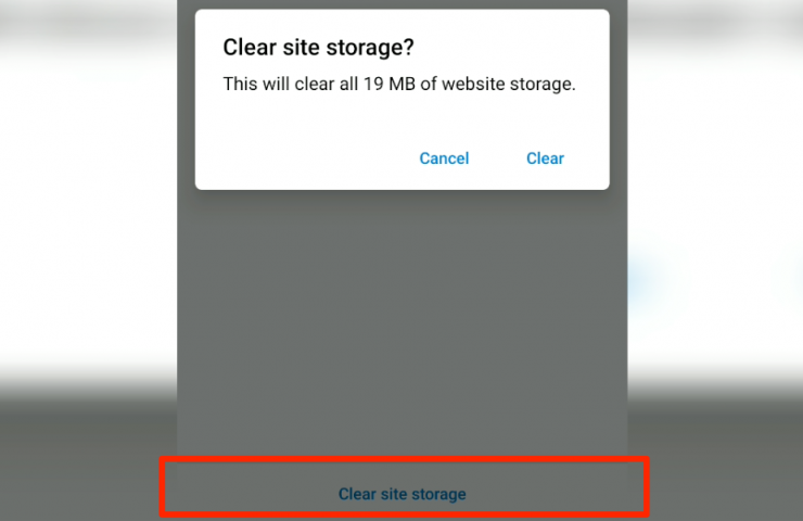 How to View and Clear the Cache Storage in Edge on Android