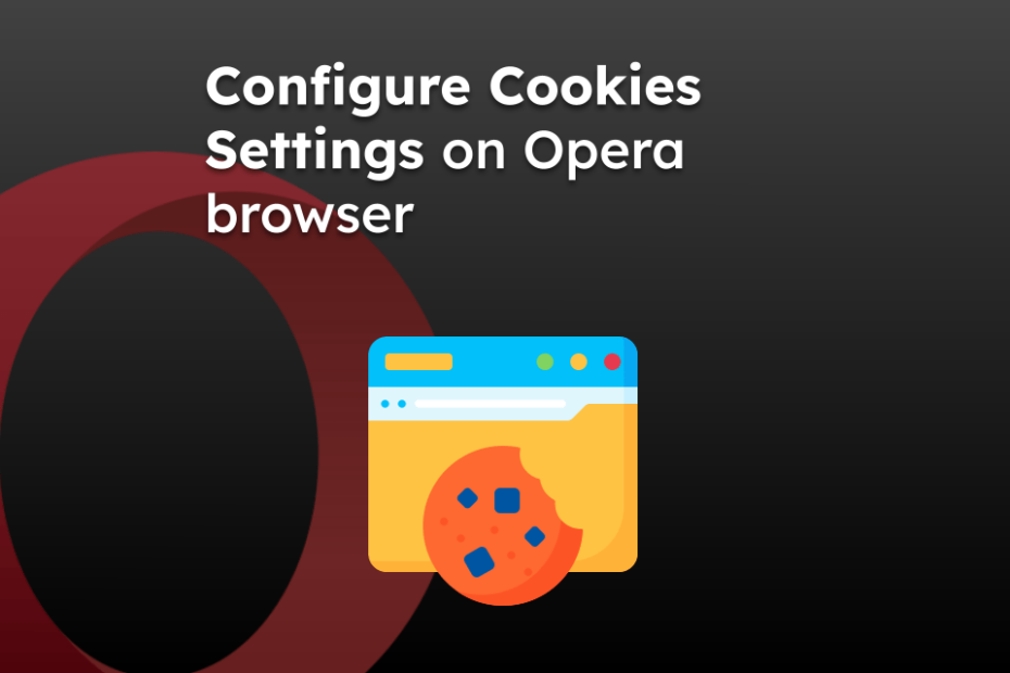 Configure Cookies Settings on Opera browser