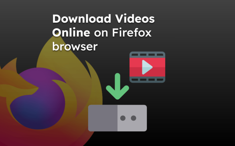 Download Videos Online on Firefox browser
