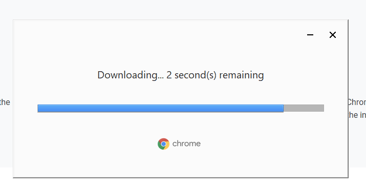 Downloading Chrome Online Installer