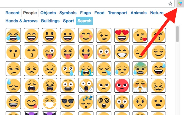 Emoji Keyboard Browser Extension