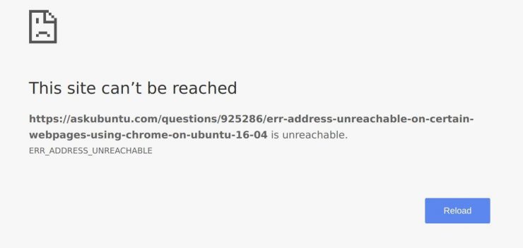 How to Fix: ERR_ADDRESS_UNREACHABLE in Chrome on Computer