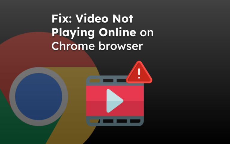 Fix: Video Not Playing Online on Chrome browser