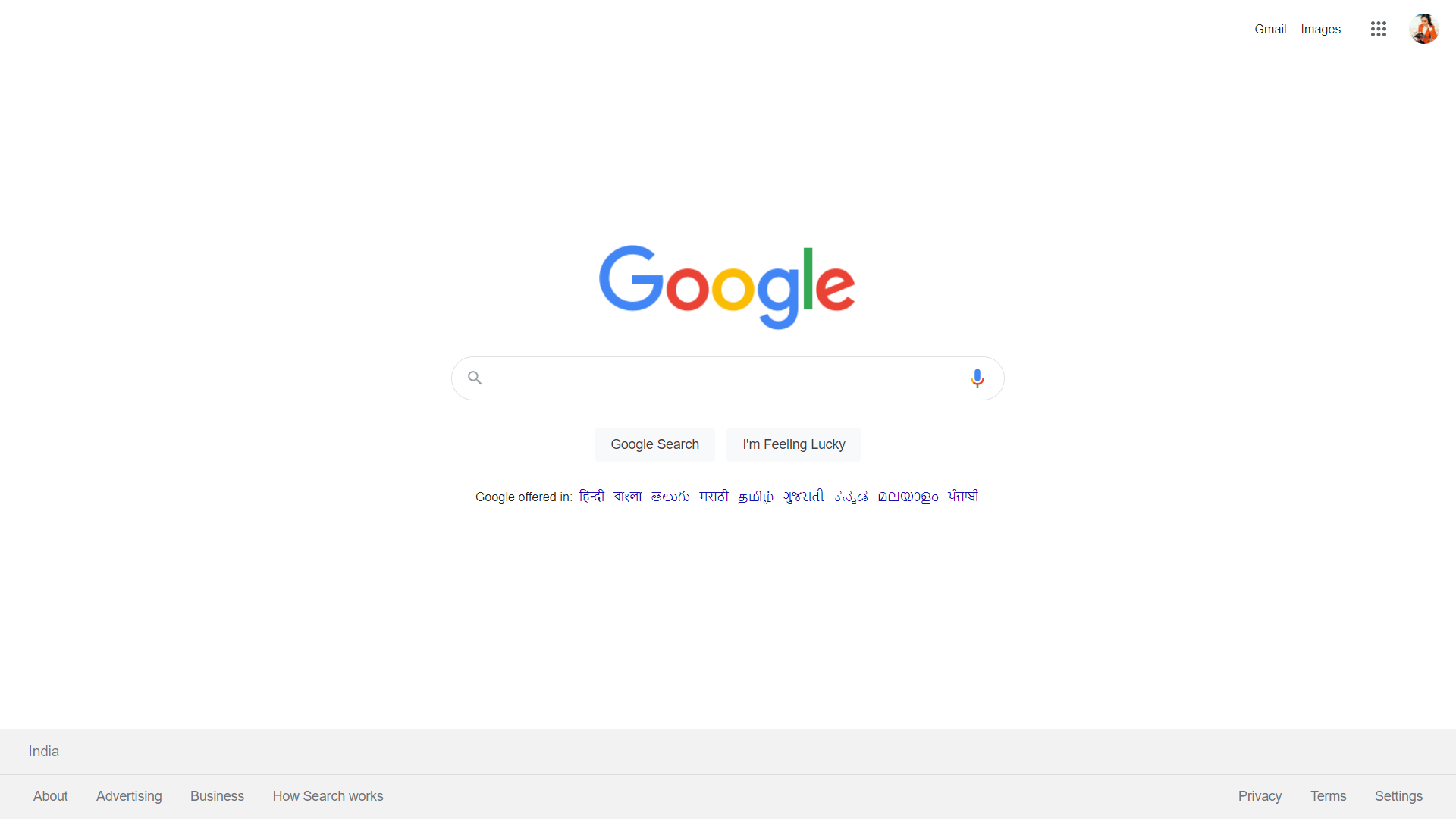 Google Chrome Full Screen Mode Activated