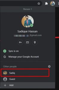 Sign In Profile How to Sign-in Chrome and Sync Data with Google account