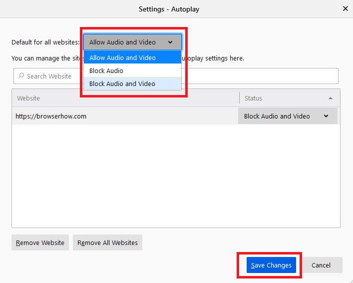 How to allow sound access in Firefox computer