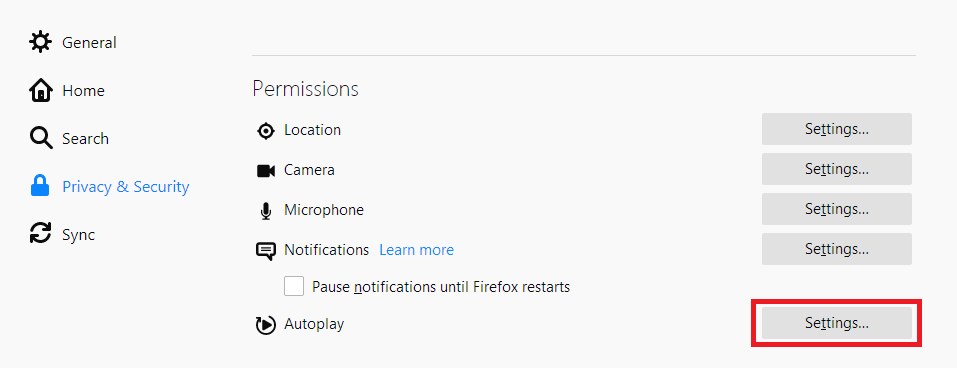 How to Allow or Block Sound Access in Firefox Computer?