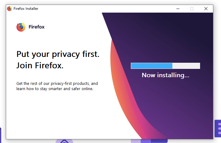 Installing Firefox on Windows OS