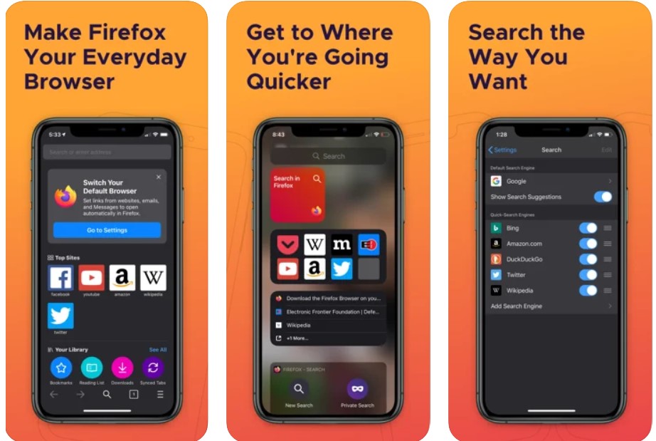 Mozilla Firefox App for iOS