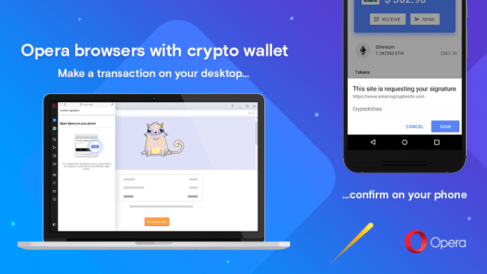 Opera Browser CryptoWallet