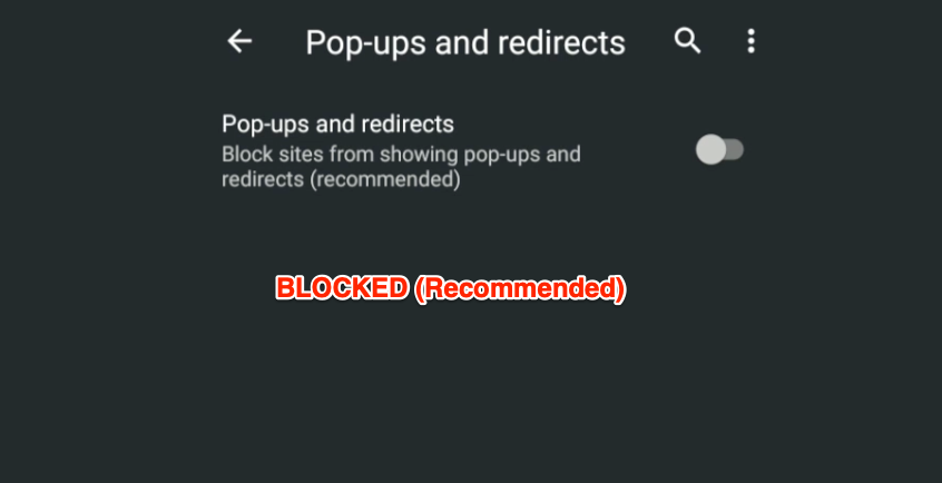 How to block or prevent pop-ups in Chrome