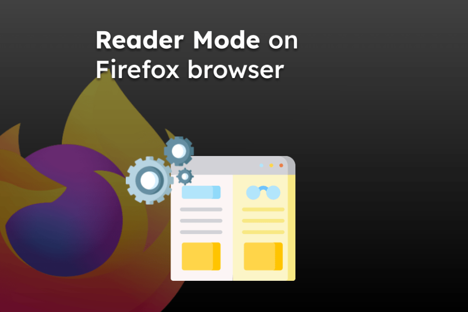 Reader Mode on Firefox browser