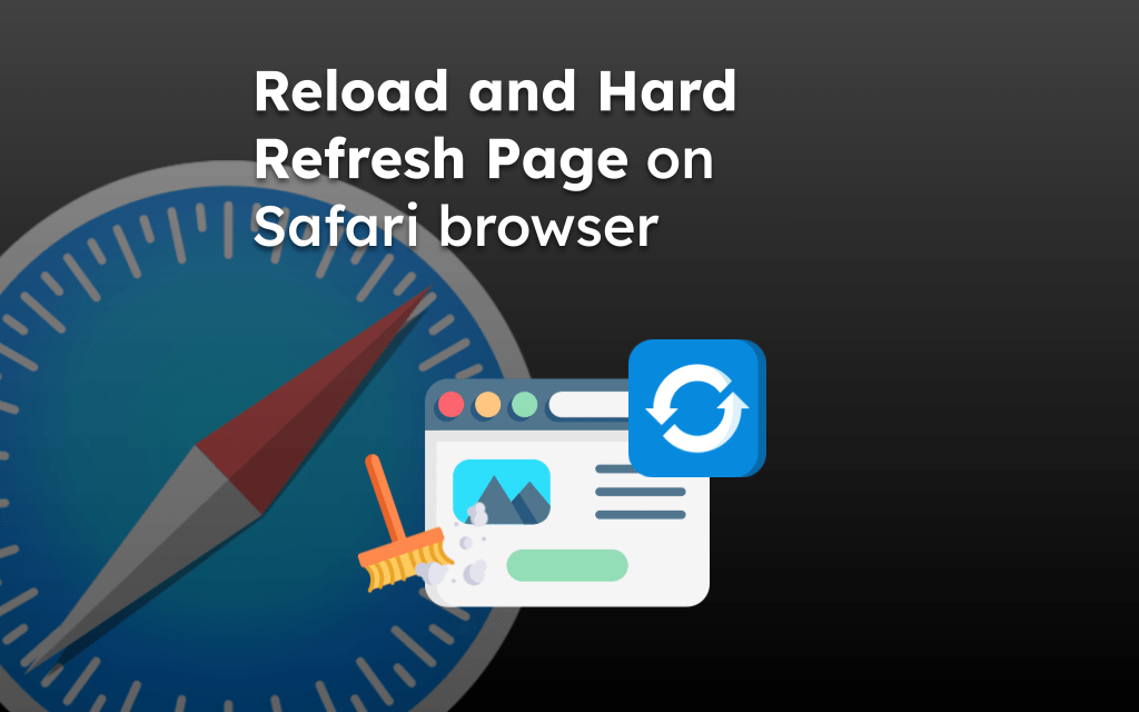 how to refresh page using safari