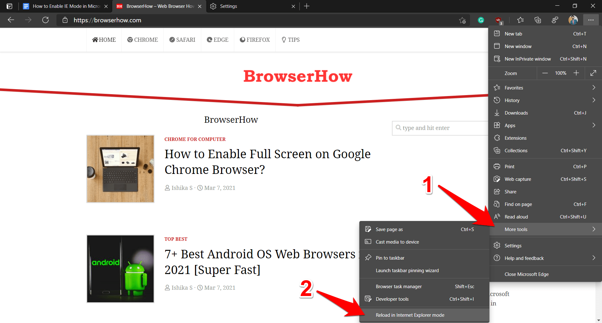 Internet explorer вместо edge windows 10. Edge Mode что это.