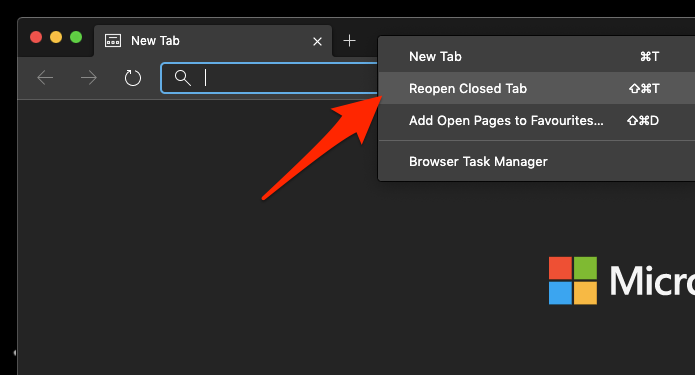 How to Reopen Closed Tabs and Pages in Microsoft Edge on your PC