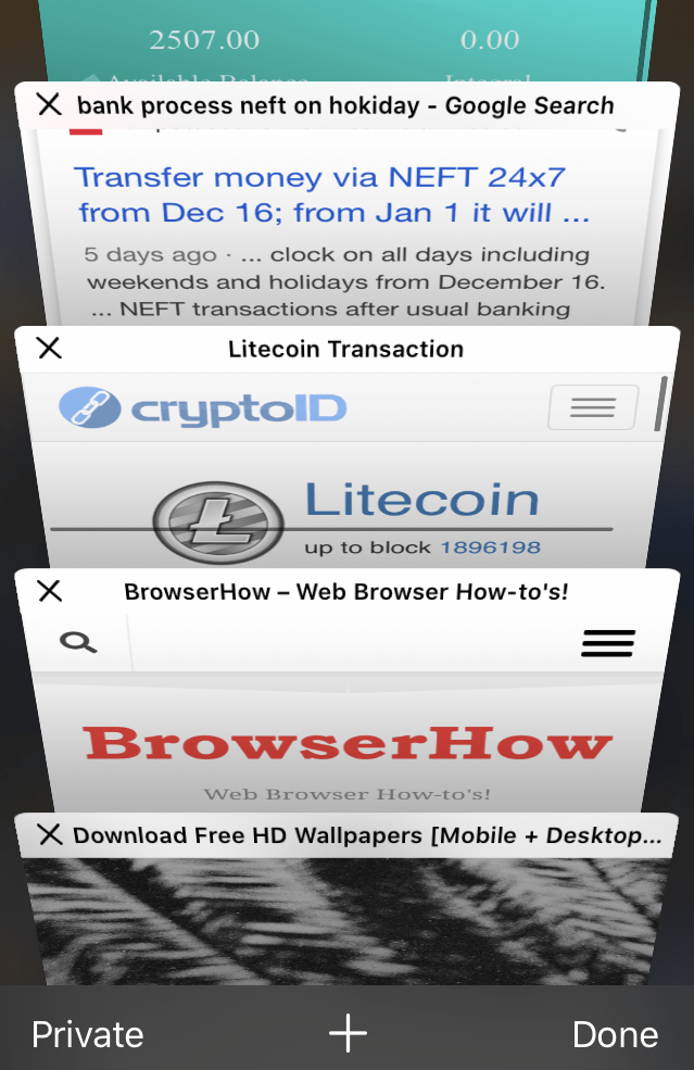 Safari iOS Tab Management and New Tabs