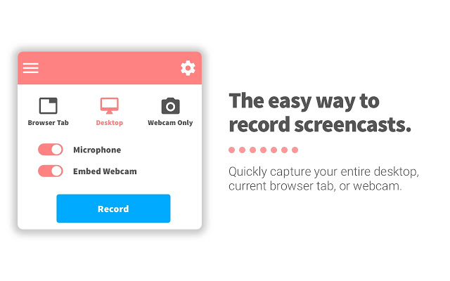 Screencastify Screen Cast Extension