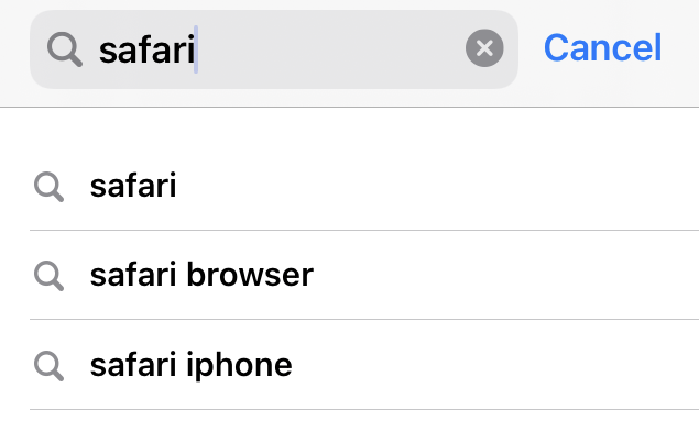 Search Safari Browser on Apple App Store in iPhone