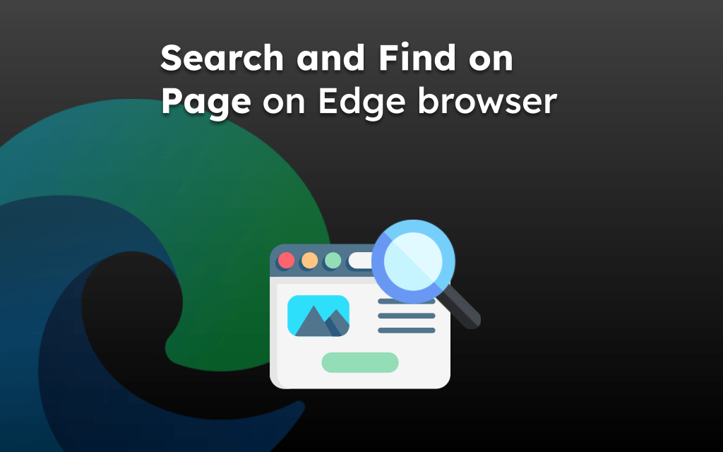 Search and Find on Page on Edge browser