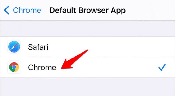 How to Change the Default browser App on iPhone and iPad