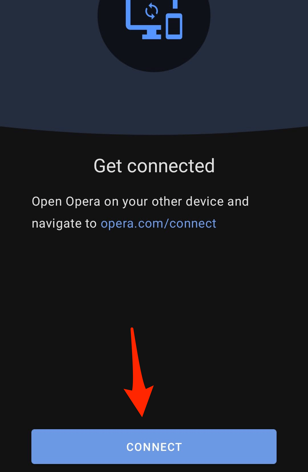 Setup Instructions for Opera Flow connection on Mobile
