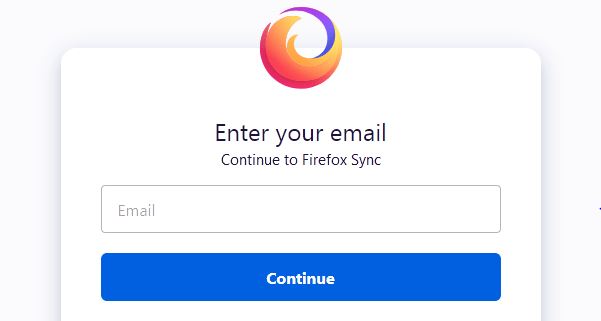 Sign in to Firefox Account to Sync
