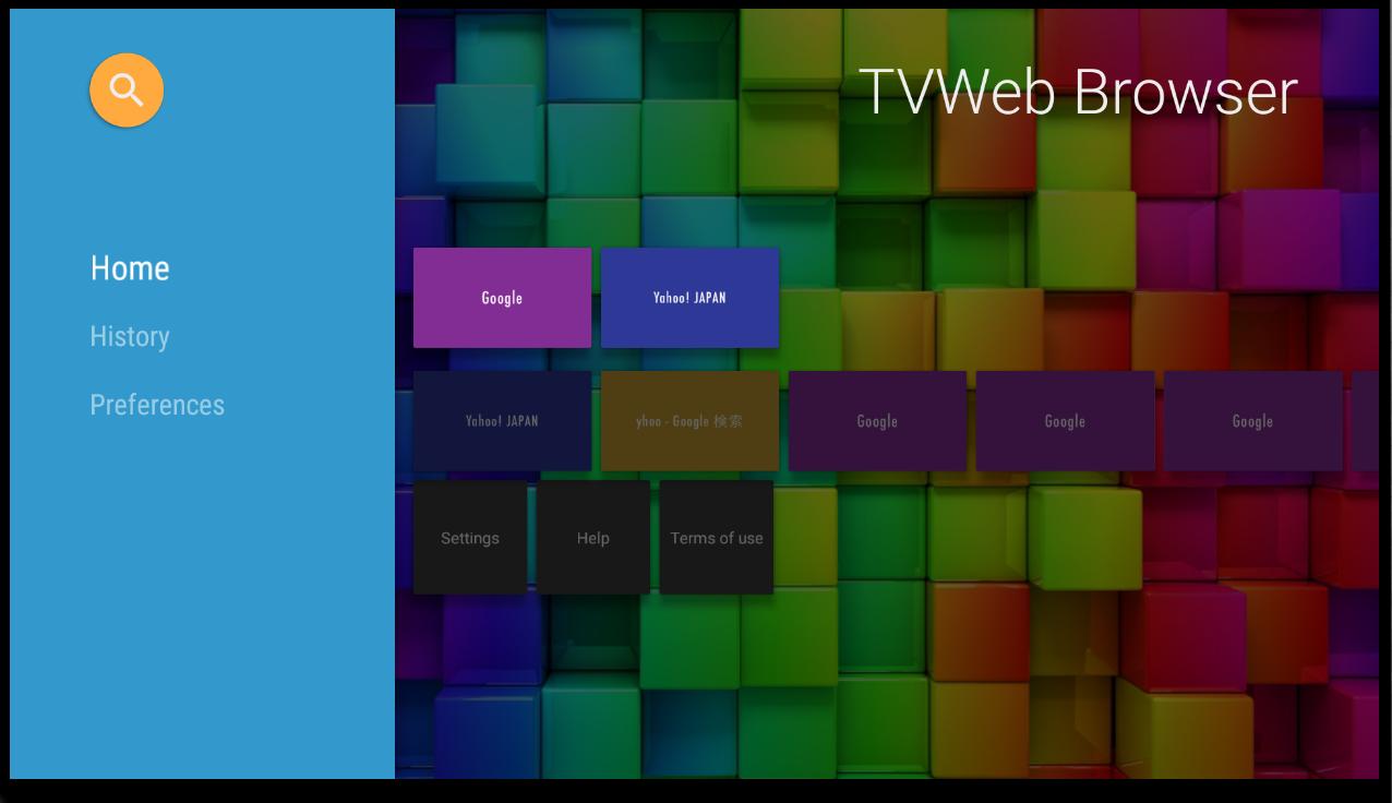 TVWeb Browser on Android TV OS