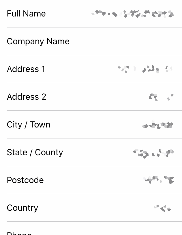 View Address Details in Chrome iOS